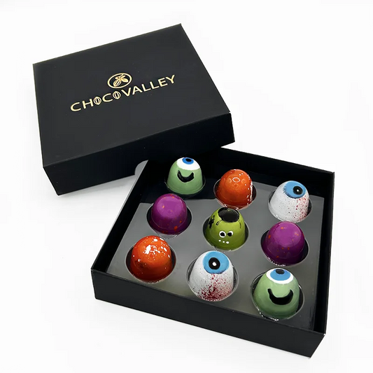 Halloween Special - Box of Chocolate Bonbons - 9 pcs
